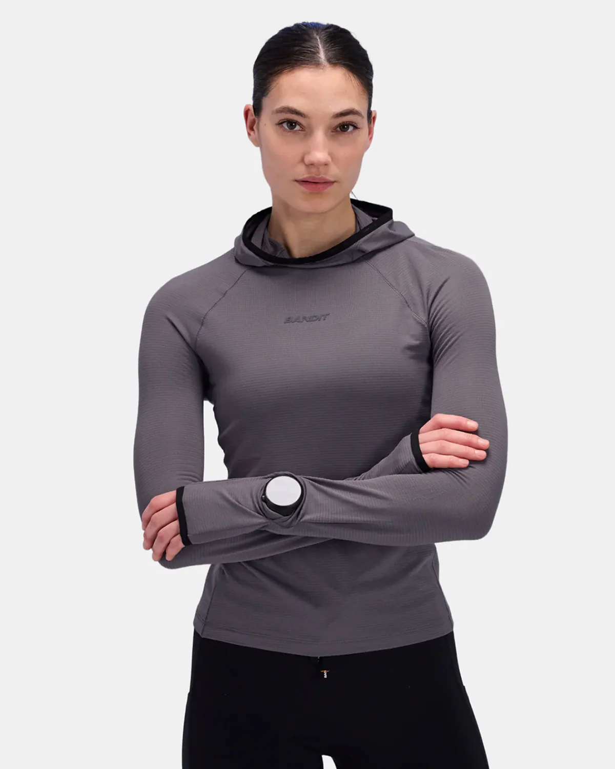 Women's AuraGrid™ Hooded Performance Top - Image 2