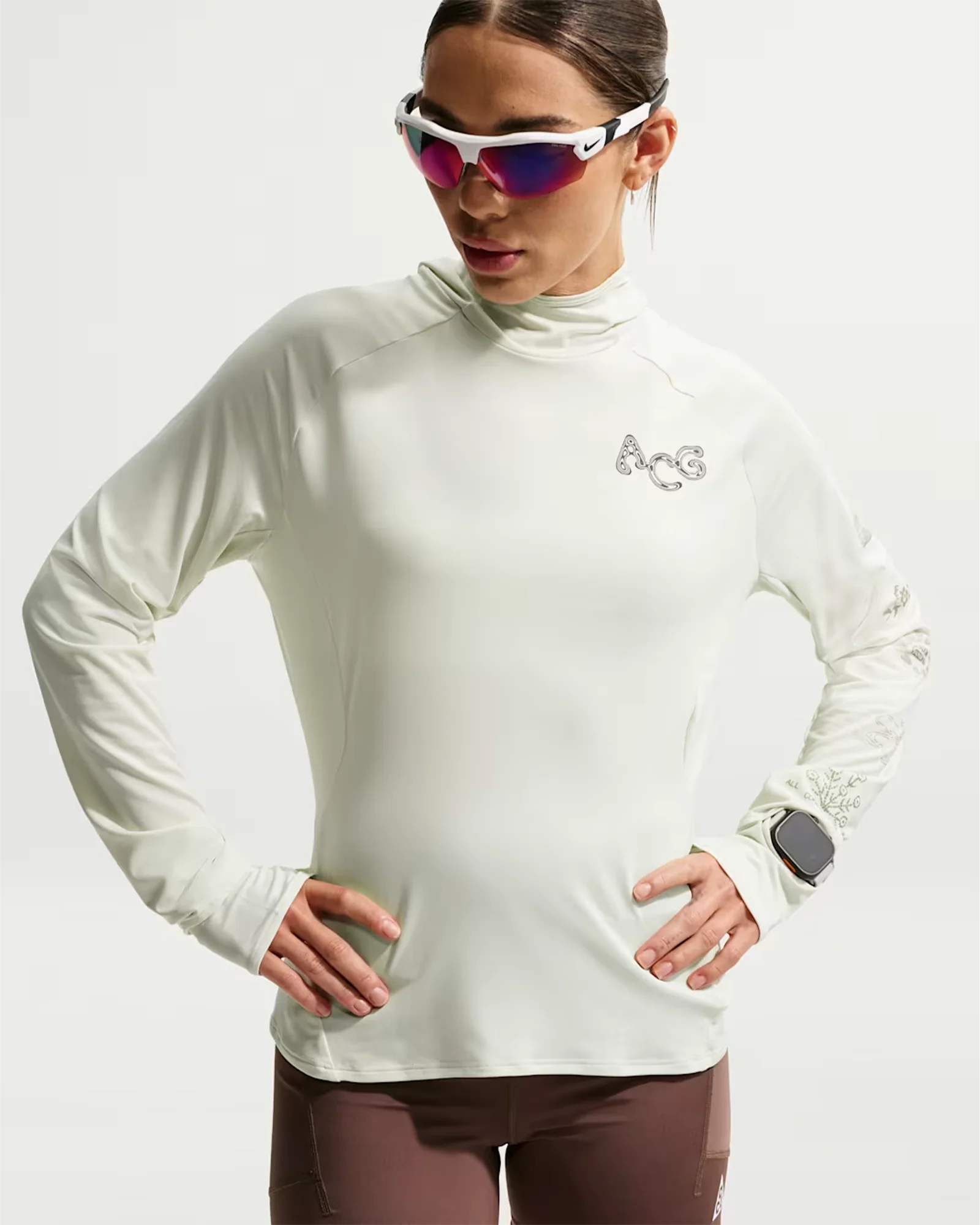 Women's "Solar Chase" Dri-FIT UV Hooded Trail Top
