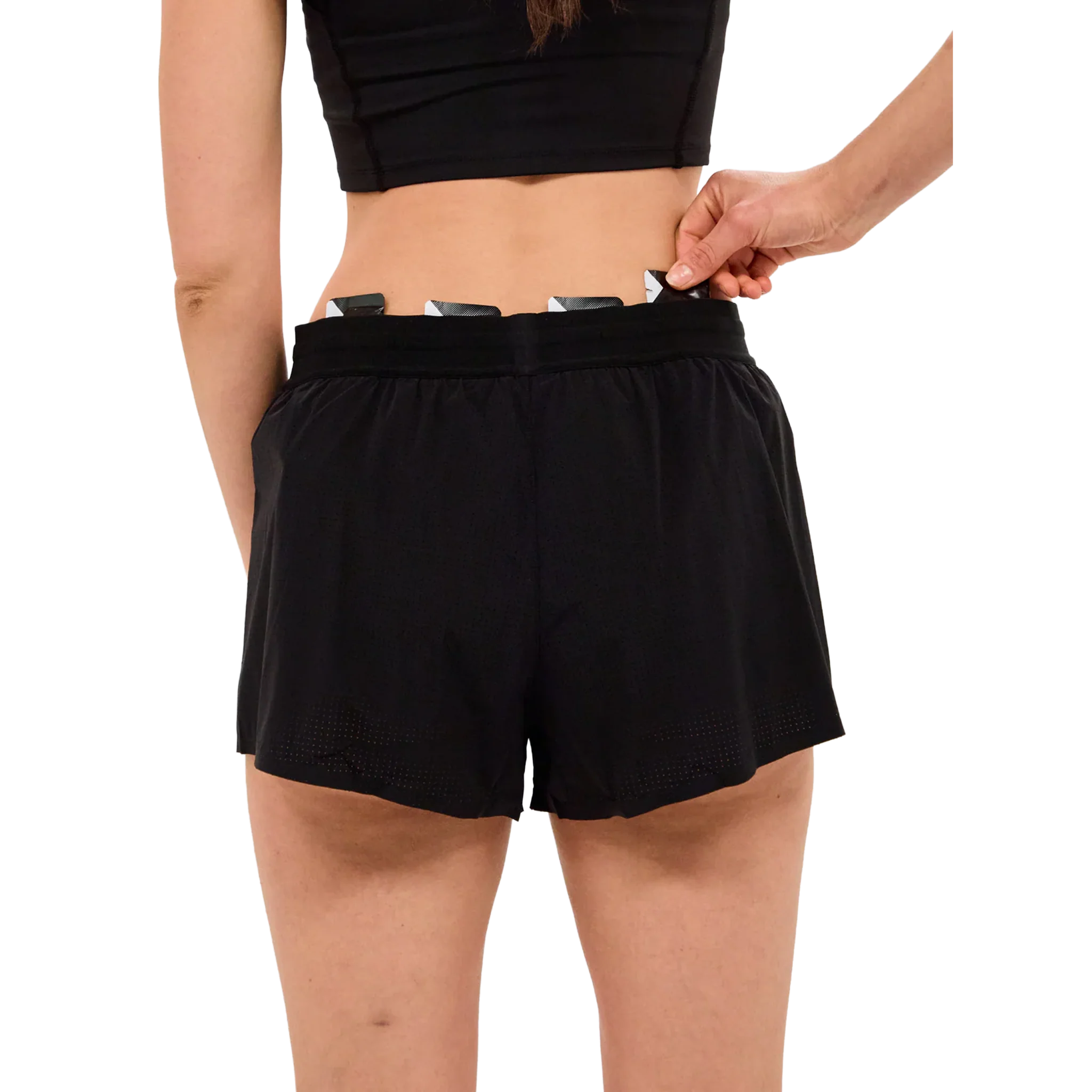Women's Vento™ 3" Split Short - Black - Image 4
